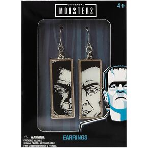LUV HER Universal Monsters Earrings Gift Sets - Gothic Horror - Hypoallergenic Nickel-Free - Ideal Gifts for Girls' Parties, Costumes Ages 4+