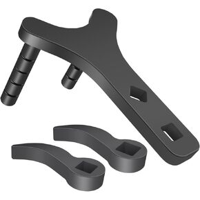 Lower Control Arm Prying Tool and Pry Bar Wrench Adapter 1/2" 3/8", Bushing Removal Tool Crowbar Adapter Head Tool Set, Control Arm Tool Fits for 1/2" Extension Bar