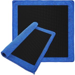 Lusofie 2 Pack Clay Towel Auto Detailing Decontamination Towel Drying Cleaning Clay Towels Car Wash Microfiber Towels Lightweight Convenient for Covering Large Areas 12x12 in