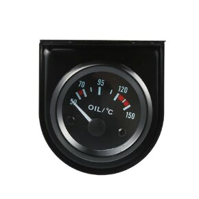 uxcell Universal Car 12V 50-150C LED Engine Oil Temperature Pointer Gauge
