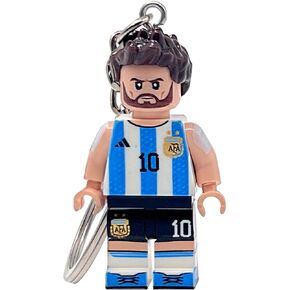 Custom Messi Keychain – World Cup 2022 Champion Figure – Collectible Soccer Gift
