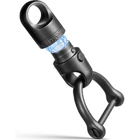FEGVE Quick Release Keychain, Titanium Detachable Magnetic Key Holder with 2/3inch D Ring for Car Key Fob,Safely Lock System