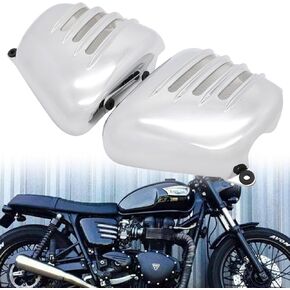 غلاف لوحة فرد جانبي لليمين يمينًا للانتصاب Bonneville T100 SE Ace Scrambler 900 Thruxton 2001-2015 ، Matte Black