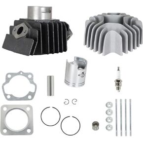 Piston Rings Cylinder Gasket Top End Kit Replacement for Suzuki 50 Lt-A50 LT-50 2002 2003 2004 2005