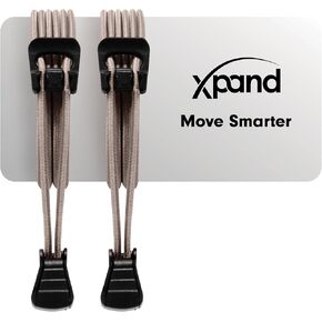 Xpand No Tie Elastic Boot Laces. Heavy Duty Round Shoelaces. Ultra Durable for Hiking, Triathletes and Crossfit