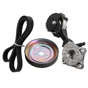 3PCS Serpentine Drive Belt Tensioner Idler Friction Wheel with Engine Water Pump Pulley Fits for Mini Cooper for Paceman for Countryman 2007-2016 Replace 1060352 11517545958 11287598833