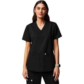 Fabletics Women's Mode Scrub Top-MotionTech ، تمتد 4 اتجاهات ، مقاومة تجاعيد ، مضادة للتشغيل