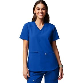 Fabletics Women's Mode Scrub Top - MotionTech, 4-Way Stretch, Wrinkle-Resist, Anti-Shrink in Kuwait