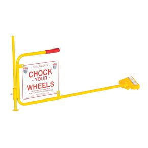 Vestil FRC-2 Steel Flag Rail Chock with Adjustable Height Leg
