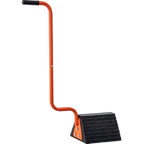Buyers Products WC1087 Rubber Wheel Chock with Bolt-On Handle, Anti-Slip Wheel Stopper for Trucks, RVs, Trailers, Campers & Cars, Tire Chock Stabilizer