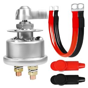 200A 12-48V ارتفاع بطارية Master Disconnect Batchonction مفتاح مفتاح قطع مفتاح القاتل العزل مع لوحة الوجه للسيارة RV Truck Boat Marine ATV