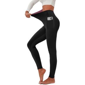 Womens Yoga Pants High Waisted Tummy Control Yoga Leggings Workout Leggings with Pockets Running Gym