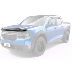 EGR 303591 SuperGuard Smoked Acrylic Hood Shield Compatible with select 2022-2024 Ford Maverick Trucks - Durable, Easy Installation