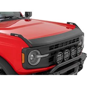 Rough Country Hood Protector for Ford Bronco (2021-2025) - UV-Resistant Trail Cladding, High-Density Thermoplastic, Easy Install