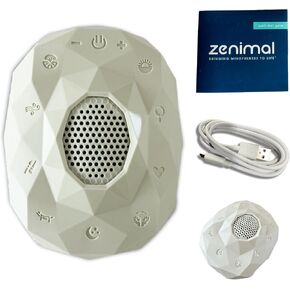 Zenimal Teen and Come Playio Audio - جهاز الذهن الخالي من الشاشة الحاصل على براءة اختراع مع 9 تأملات صوتية و 60 دقيقة من الأصوات والموسيقى المهدئة ، Onyx