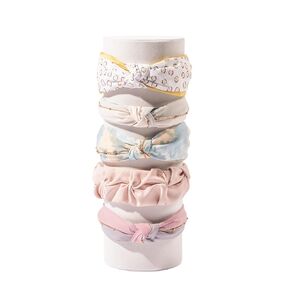 منظم حامل رئيس مجلس الرأس Byken ، Hairband Bandband Dislay Stand for Girls (Beige Velvet)