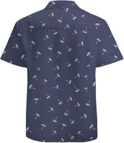Men's Hawaiian Shirts 3D Graphic Button Down Short Sleeve Tropical Holiday Beach Aloha Shirt in Saudi Arabia
