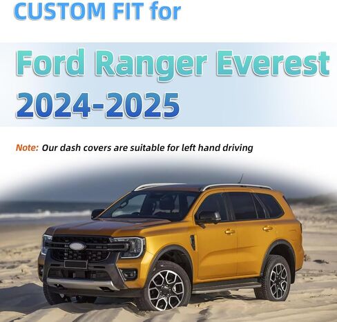 Dash Cover Pad Compatible with Ford F150 Raptor F-150 XLT 2022 2023 2024 2025 Dashboard Mats Dash Carpet Protector Accessories (Not fit for F-150 Lightning) in Saudi Arabia