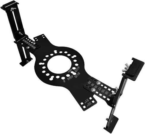 Wheel Fitment Simulator Tire/Rim Fit Size Measuring Mockup Tool, Supports 14 to 20 Inch Wheel Diameters and 7 to 10 Inch Wheel Widths, 5-Lug Metric Wheel Bolt Pattern in Saudi Arabia
