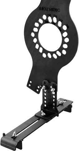 Wheel Fitment Simulator Tire/Rim Fit Size Measuring Mockup Tool, Supports 14 to 20 Inch Wheel Diameters and 7 to 10 Inch Wheel Widths, 5-Lug Metric Wheel Bolt Pattern in Kuwait