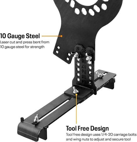 Wheel Fitment Simulator Tire/Rim Fit Size Measuring Mockup Tool, Supports 14 to 20 Inch Wheel Diameters and 7 to 10 Inch Wheel Widths, 5-Lug Metric Wheel Bolt Pattern in Kuwait