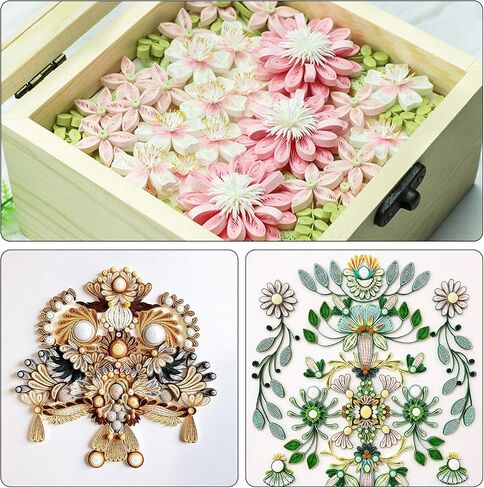 1 Set of Paper Quilling Template Board Quilling Mould with 2pcs Quilling Slotted Tools and 40pcs Pearl Head Pins for DIY Paper Craft in Saudi Arabia