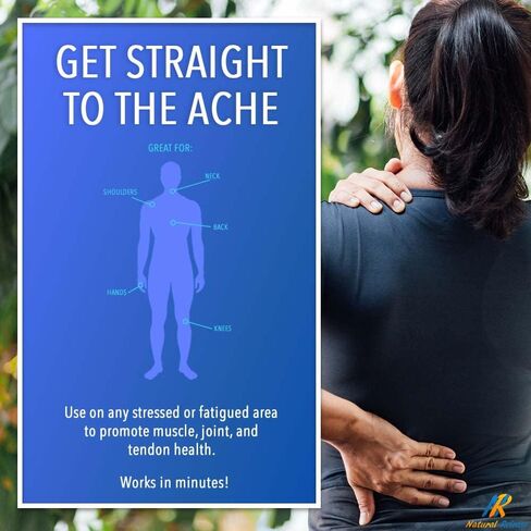 جل إطلاق طبيعي للعضلات والمفاصل للبشر - تخفيف آلام الظهر والركبتين والوركين وإجهاد العضلات والتشنجات الليلية والأوجاع والإجهاد - سريع المفعول، خالٍ من المنثول (حزمة 16 أونصة و4 أونصة) in Kuwait