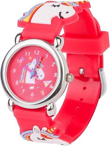 Girls Watches,Unicorn Analog Watch Waterproof Toddler Baby Watch,Gifts for Kids Age Over 3 Year Old Children,Girls Birthday Christmas Gifts in Saudi Arabia