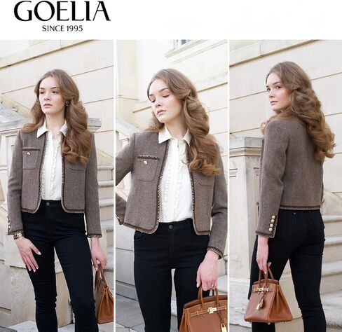2025 Womens Casual Blazers Long Sleeve Work Office Open Front Suit Jacket Business Blazer in Kuwait