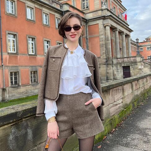 2025 Womens Casual Blazers Long Sleeve Work Office Open Front Suit Jacket Business Blazer in Kuwait