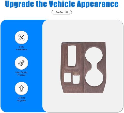 Gear Shift Panel Cover Trim for Honda Pilot 2023 2024 Accessories, ABS Automotive Center Consoles Cup Holder Panel Cover Anti-Scratch Protector, 1PCS (Carbon Fiber Pattern) in Saudi Arabia