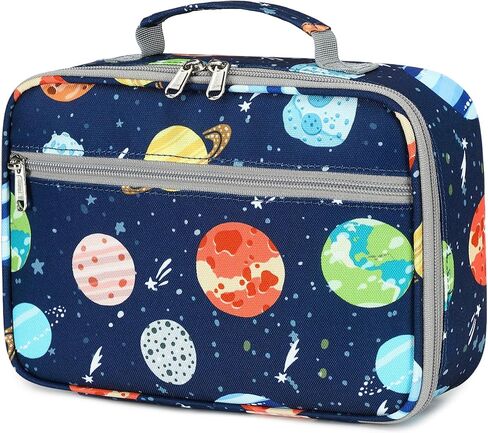 abshoo Kids Lunch Bag for Girls 4-6-8 Small Reusable Lunch Bag Insulated Meal Tote Kit for School Girl (Butterfly) in Kuwait