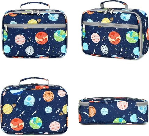 abshoo Kids Lunch Bag for Girls 4-6-8 Small Reusable Lunch Bag Insulated Meal Tote Kit for School Girl (Butterfly) in Kuwait