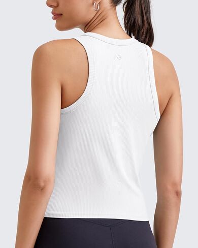 G4Free Workout Tank Tops for Women Slim Fitted Racerback Ribbed Athletic Gym Yoga Tanks Summer Casual in Saudi Arabia