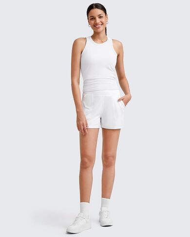 G4Free Workout Tank Tops for Women Slim Fitted Racerback Ribbed Athletic Gym Yoga Tanks Summer Casual in Saudi Arabia