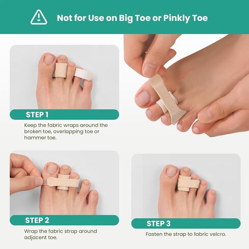 Welnove Hammer Toe Storener - 16 Pack Back Brack Toe - مصحح أصابع القدم المطرقة للنساء - جبول إصبع القدم لأصابع القدم المحصنة ، وأصابع القدم المجهورة ، وأصابع القدم العازمة - (متعدد الحجم ، البيج) in Kuwait