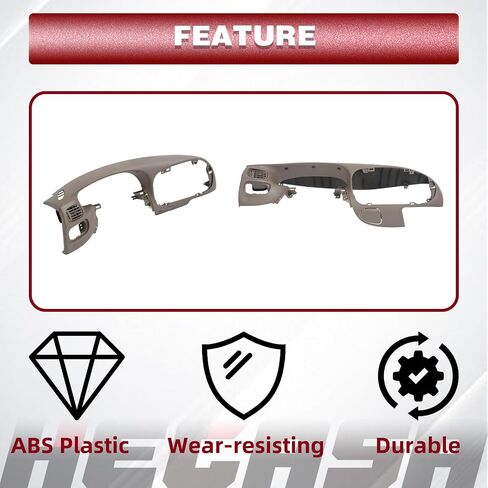 HECASA Dash Pad Bezel Compatible with 1997-2003 Ford F-150 Expedition ABS Plastic Brown Dash Trim Bezel Replacement in Kuwait