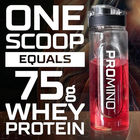 1 Scoop = 75g Whey Protein*, Extra-Strength Leucine (EAA + BCAA), Muscle Recovery, NSF Certified, 100% Absorbability, GLP-1 & Bariatric Support, Purest Protein w/o Calories - Rasp 30 Servings in Saudi Arabia