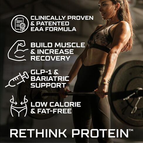 1 Scoop = 75g Whey Protein*, Extra-Strength Leucine (EAA + BCAA), Muscle Recovery, NSF Certified, 100% Absorbability, GLP-1 & Bariatric Support, Purest Protein w/o Calories - Rasp 30 Servings in Saudi Arabia