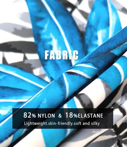 Aontus Plus Size Hawaiin Swimsuits للنساء ملابس السباحة الطويلة الجذع السيطرة على السباحة in Kuwait