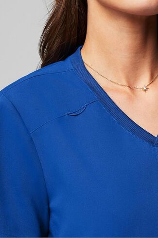 Fabletics Women's Mode Scrub Top - MotionTech, 4-Way Stretch, Wrinkle-Resist, Anti-Shrink in Kuwait