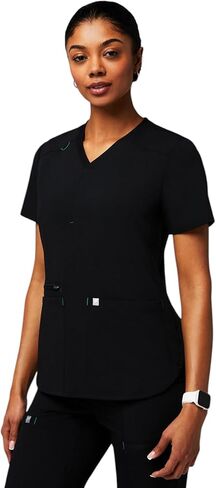 Fabletics Women's Mode Scrub Top - MotionTech, 4-Way Stretch, Wrinkle-Resist, Anti-Shrink in Saudi Arabia