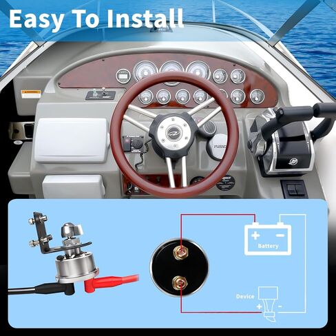 200A 12-48V ارتفاع بطارية Master Disconnect Batchonction مفتاح مفتاح قطع مفتاح القاتل العزل مع لوحة الوجه للسيارة RV Truck Boat Marine ATV in Kuwait