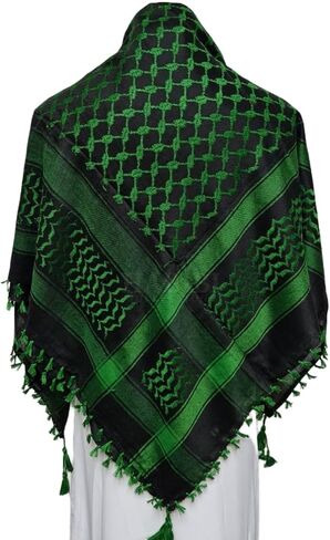 فلسطين Keffiyeh Shemagh للجنسين Scarf 48x48 Cotton Arafat Hatta Ad Appary وشاح مع شرابة طويلة in Kuwait