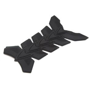 uxcell Rubber Motorcycle Oil Fuel Tank 3D Pad Sticker Protector Emblem Decal Black