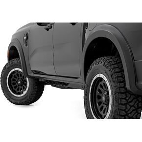 Rough Country Sport Fender Flares for Ford Ranger 2WD/4WD (2024) - Flat Black, Set of 4