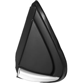 Motoforti الأمامي اليمنى مرآة الباب الزاوية المثلث Mudguard No.84106816 لشيفروليه كروز 2016-2019 بلاستيك أسود طويل الأمد