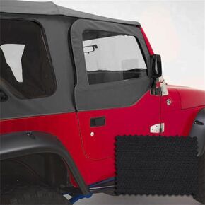 جلود باب ريدج الوعرة لجيب رانجلر TJ | الفينيل ، الماس الأسود | 13717.35 | يناسب 1997-2006 Jeep Wrangler TJ