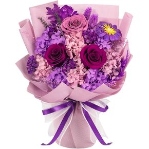 Flowers for Delivery Prime Real Preserved Flower Bouquets That Last 3-5 Years Forever Flowers Bouquet Mothers Day Gifts for Mom Anniversary Birthday Gift for Her Women Mom Grandma Wife Friends