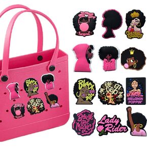 Beach Charms for Bogg Bag, Bogg Bag Accessories With Sturdy Clips for Totes, Rubber Bag Accessories, Decoration Charms for Girls Women